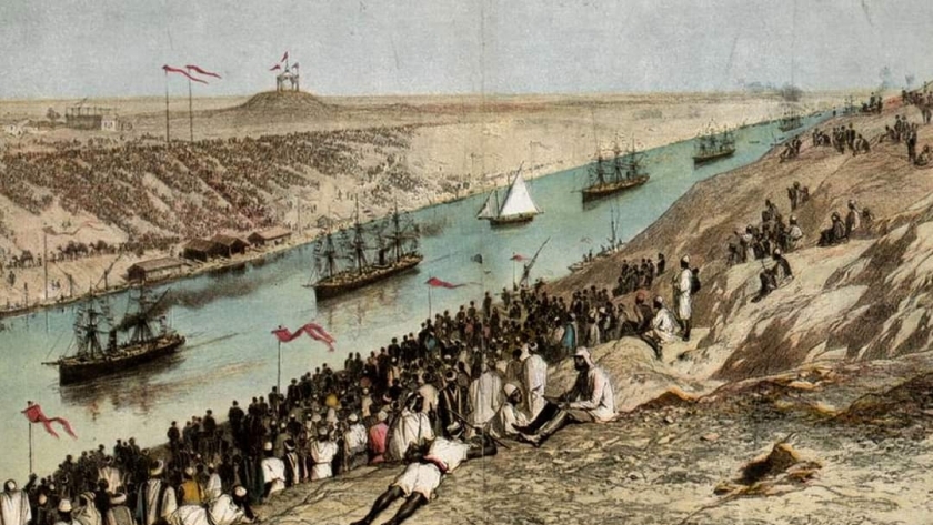 افتتاح قناة السويس قبل 153 عاما