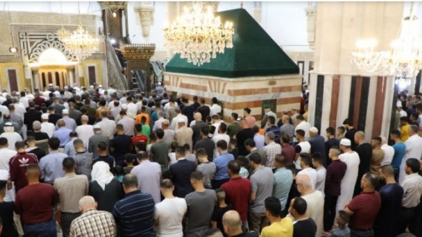 صلاة العيد في الحرم الإبراهيمي