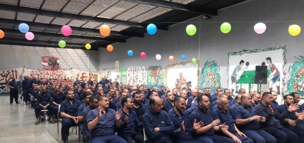 صورة من الاحتفالية لنزلاء السجون بمناسبة 6 أكتوبر