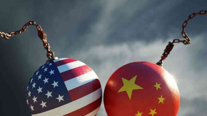 علم الصين- أمريكا