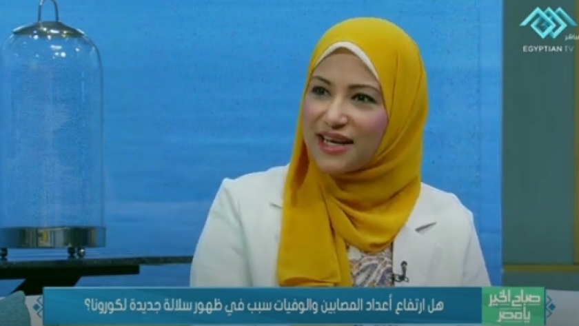الدكتورة نهى عاصم مستشار وزير الصحة للأبحاث
