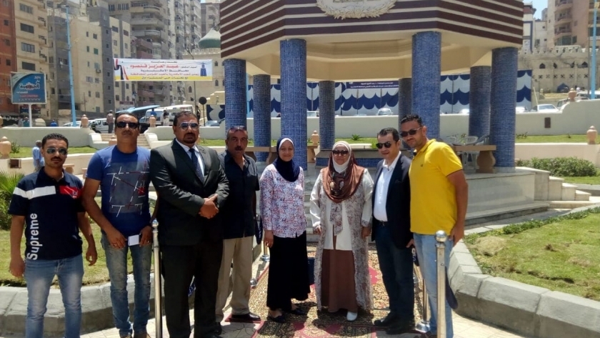 المنتزه أول يفتتح حديقة مسجد سيدي بشر بعد تطويرها