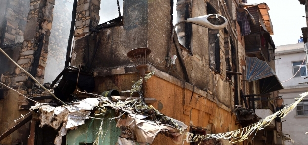 آثار حريق في أحد المنازل "أرشيفية"