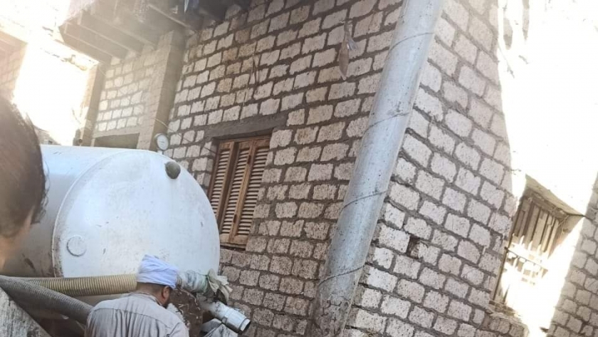 المياه الجوفية تغرق عشرات المنازل في مركز ناصر ببني سويف