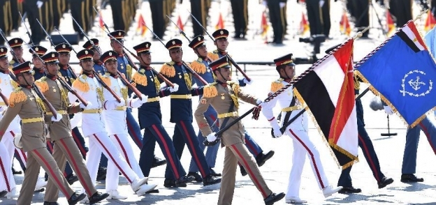 القوة المصرية المشاركة في العرض العسكري الصيني