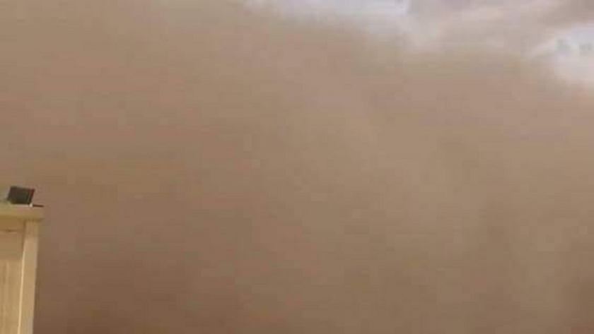 عاصفة رملية في طريقها للفيوم