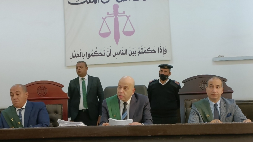 محكمة جنايات الفيوم برئاسة المستشار ياسر محرم درويش