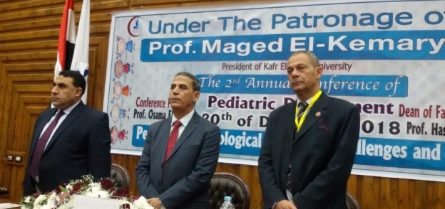 جانب من مؤتمر طب الاطفال فى كفر الشيخ