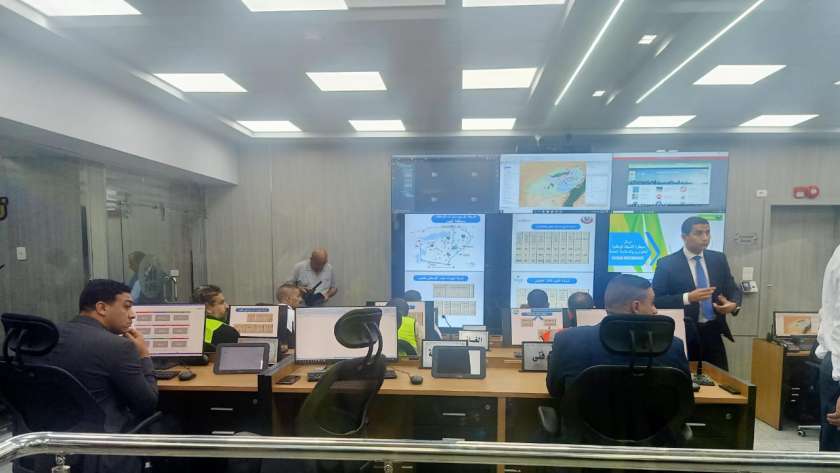 افتتاح مركز سيطرة الشبكة الوطنية للطوارئ في الفيوم