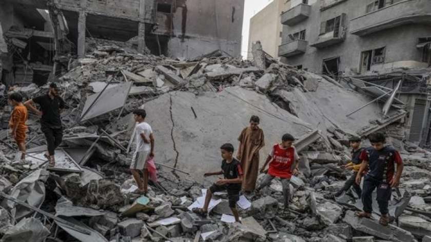 غزة بعد العدوان الإسرائيلي.. أرشيفية