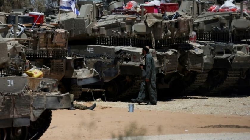 الآليات العسكرية الإسرائيلية