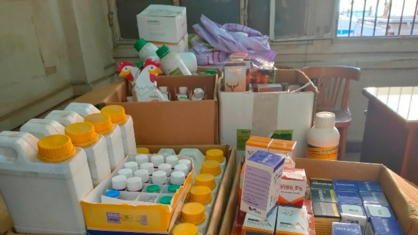 ضبط أدوية بيطرية منتهية الصلاحية في حملات تفتيشية في الشرقية