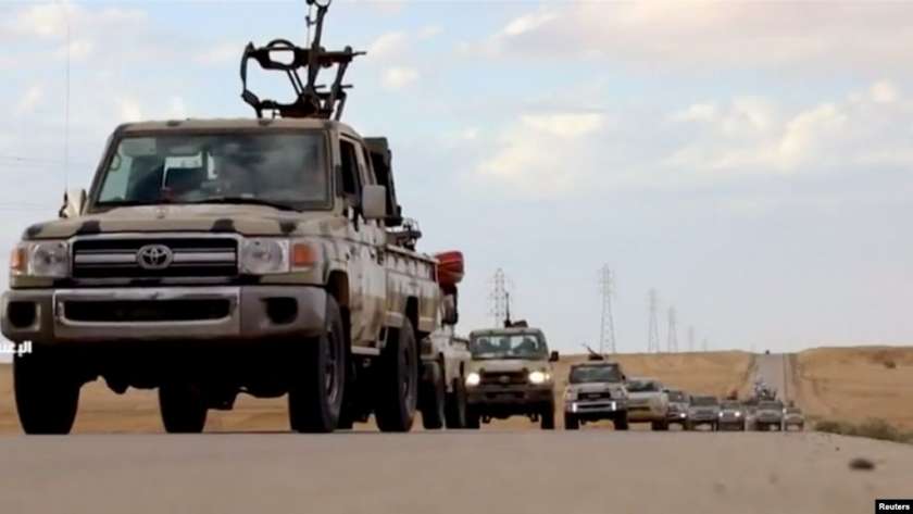 تحرك قوات الجيش الوطنى الليبى نحو العاصمة «طرابلس»
