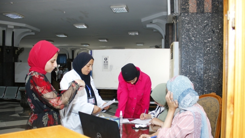 الكشف الطبي في جامعة المنصورة
