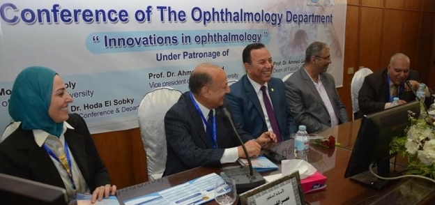 رئيس جامعة المنوفية يفتتح فعاليات المؤتمر السنوي الثامن عشر لقسم طب العين بكلية طب المنوفية