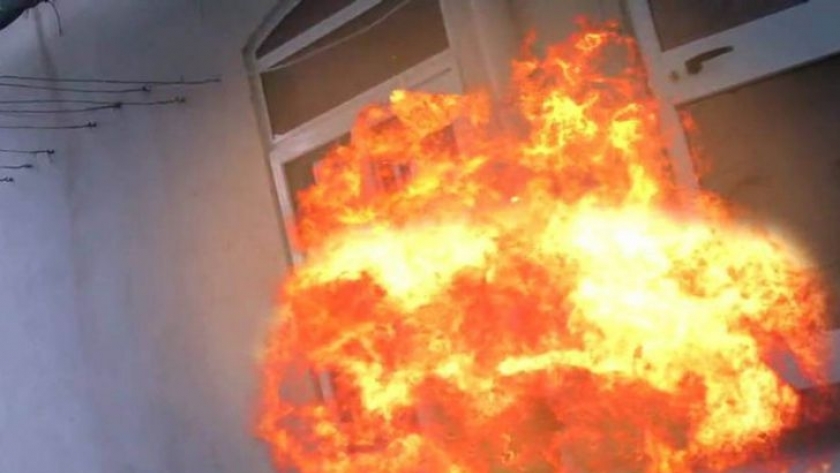 حريق سطح منزل بالفيوم - أرشيفية