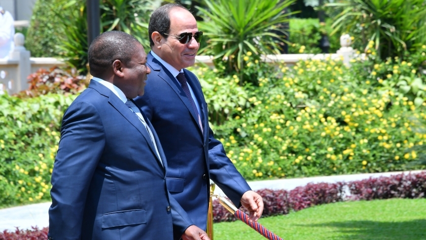 الرئيس السيسي ونظيره رئيس موزمبيق