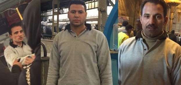 أبطال أنقاذ ركاب محطة مصر "مرضي وذئب وعبدالرحمن"