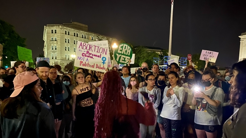 مظاهرات في أمريكا بعد قرار إلغاء حق الإجهاض