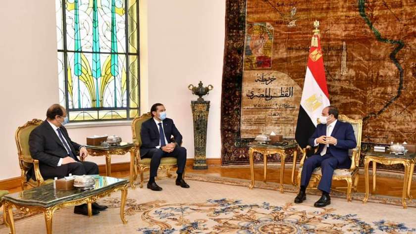 السيسي لـ"الحريرى" : مصر تدعم عودة الاستقرار للبنان