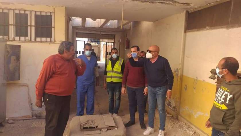 رفع كفاءة مستشفى الصدر ببني سويف لمواجهة كورونا
