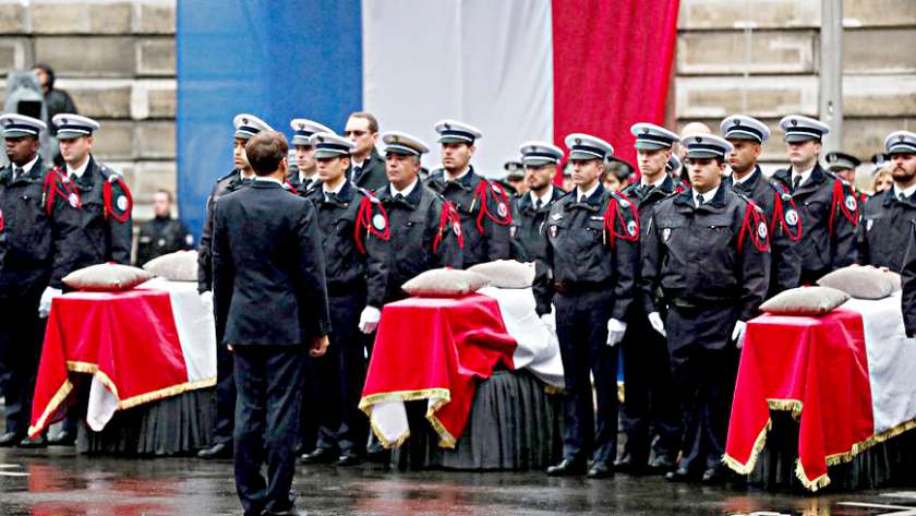 أرشيفية - جثامين جنود فرنسيين