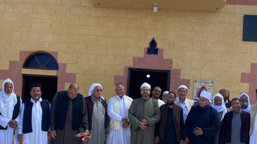 مسجد رياض الصالحين الجديد في سيوة خلال افتتاحه