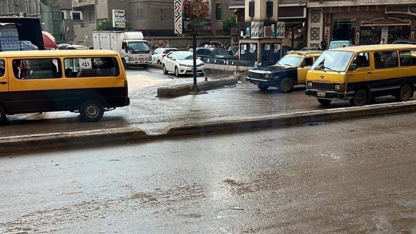 سقوط أمطار متوسطة على محافظة الغربية