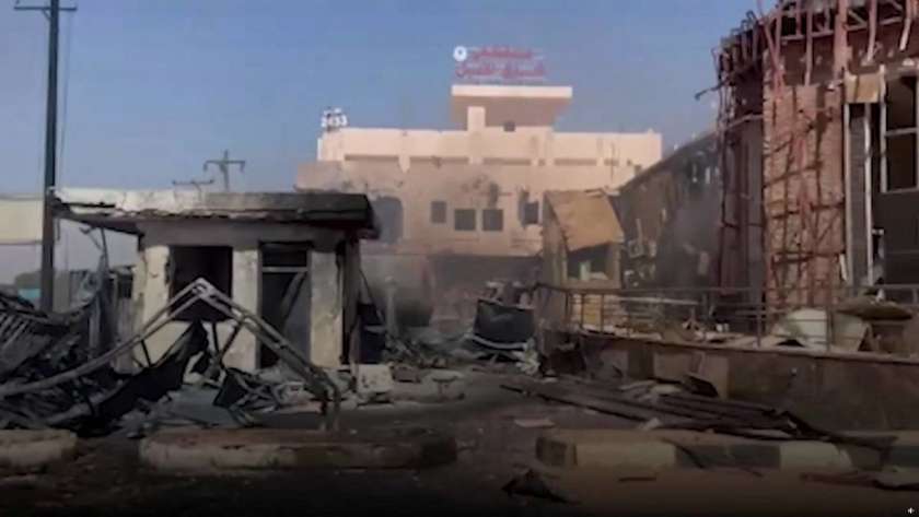 قصف المستشفيات بقطاع غزة