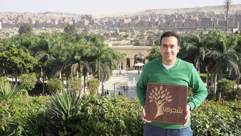 عمر الديب مؤسس مبادرة «شجرها»