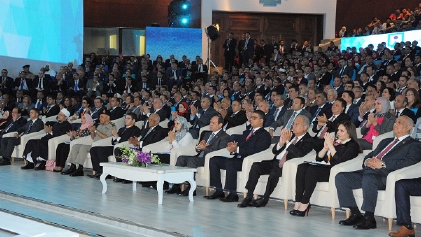 الرئيس عبدالفتاح السيسى خلال مؤتمر الشباب فى الإسكندرية
