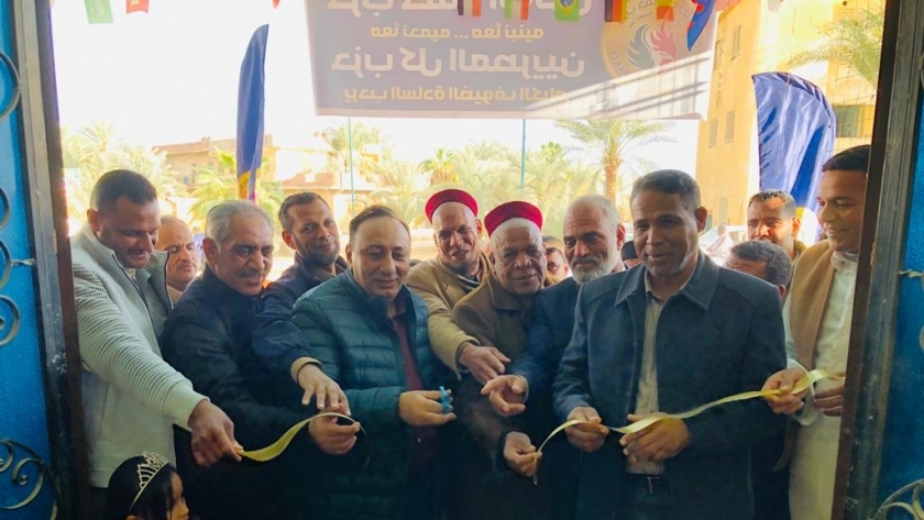 خلال افتتاح حزب حماة الوطن وحدة حزبية في سيوة