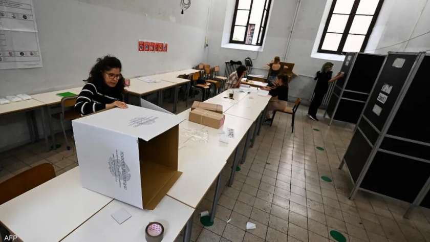 مراكز اقتراع في إيطاليا-صورة أرشيفية