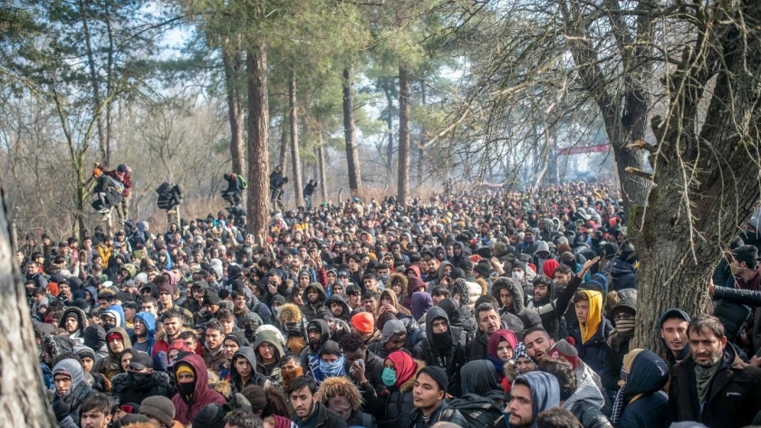 المهاجرون على الحدود التركية اليونانية