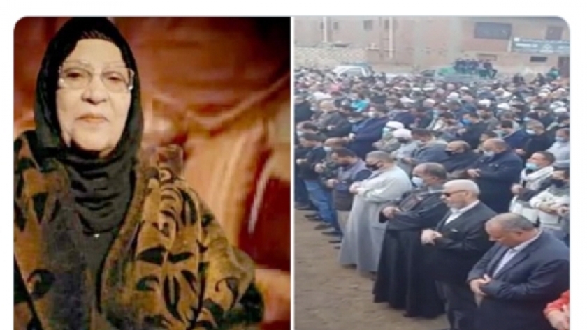 تشييع جثمان والدة الشيخ عبدالفتاح الطاروطي القارئ بالإذاعة والتليفزيون