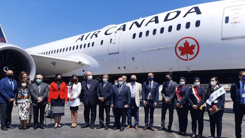 شركة إير كندا تسير 3 رحلات أسبوعيا بشكل منتظم إلى مطار القاهرة