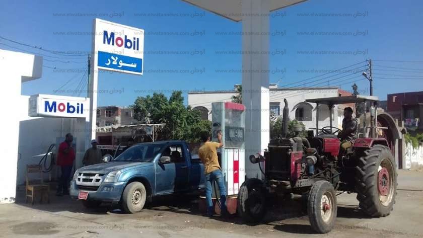 صور|إنتظام عمل محطات الوقود فى كفر الشيخ