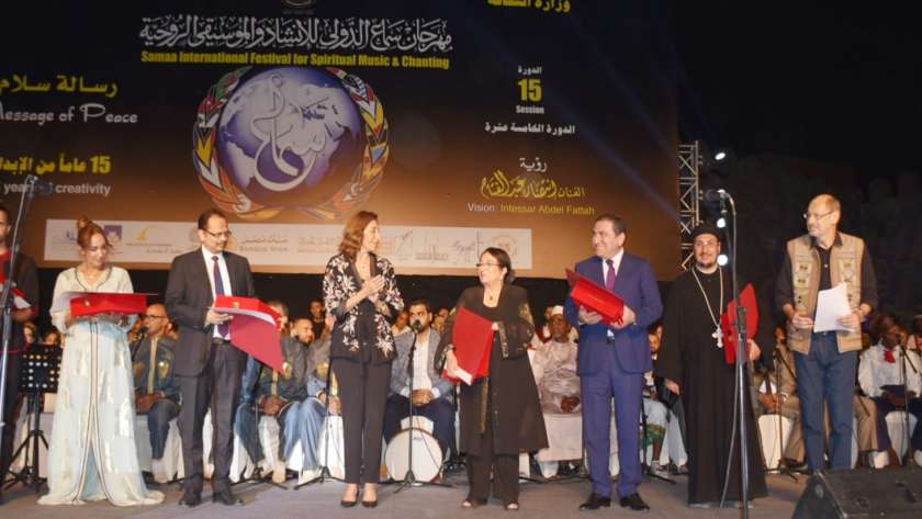 الدكتورة نيفين الكيلاني وزيرة الثقافة تشهد افتتاح مهرجان سماع