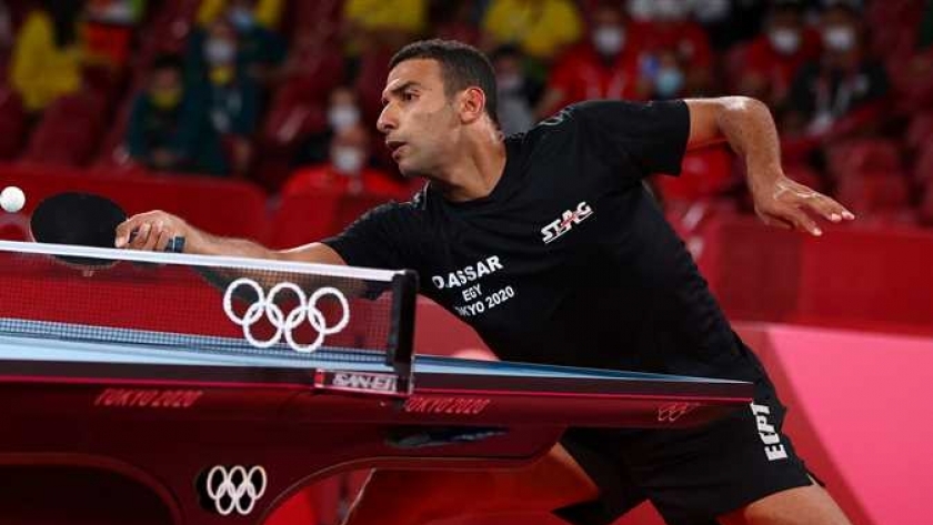 عمر عصر، لاعب منتخب مصر لتنس الطاولة