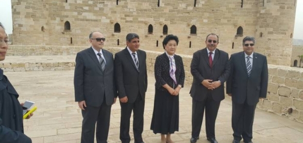 نائب رئيس وزراء الصين تزور قلعة قايتباي بالإسكندرية