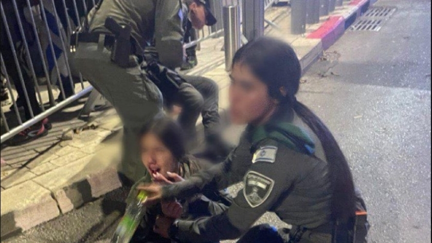 ضرب شرطية إسرائيلية