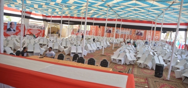 الخيمة الرمضانية بمطروح تستعد لاستقبال الصائمين فى اول ايامها اليوم