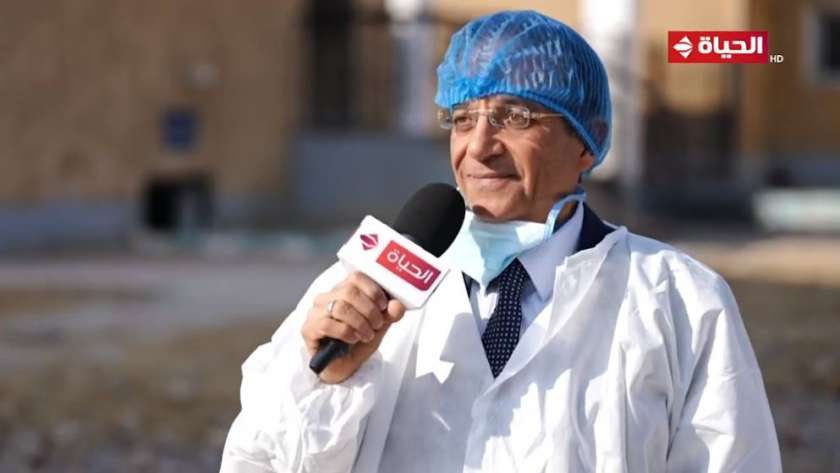 الدكتور منير الصفتي، مدير مزرعة إنتاج البيض الخالي من المسببات المرضية والفيروسات بالفيوم