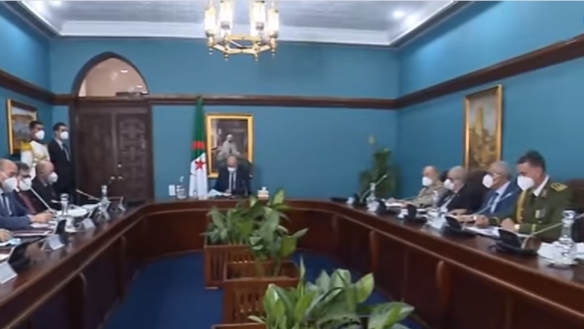 اجتماع المجلس الأعلى للأمن الجزائري