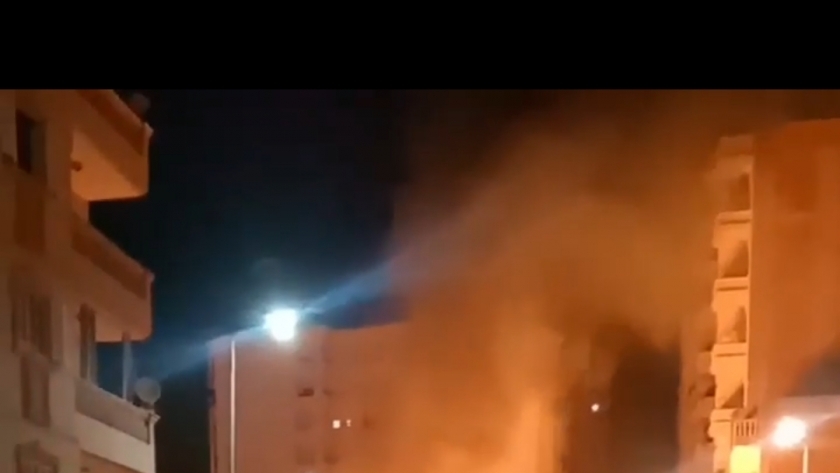 حريق بشقة سكنية ببورسعيد 