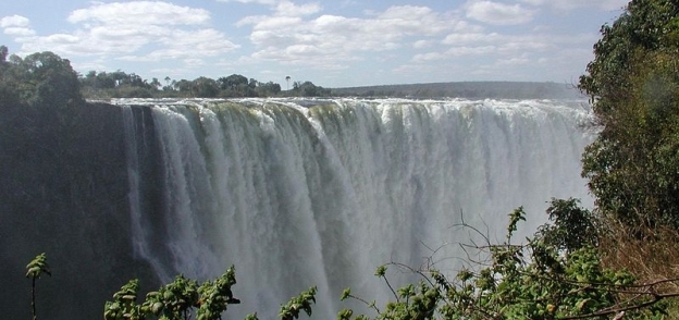 أحد المعالم السياحية في زامبيا