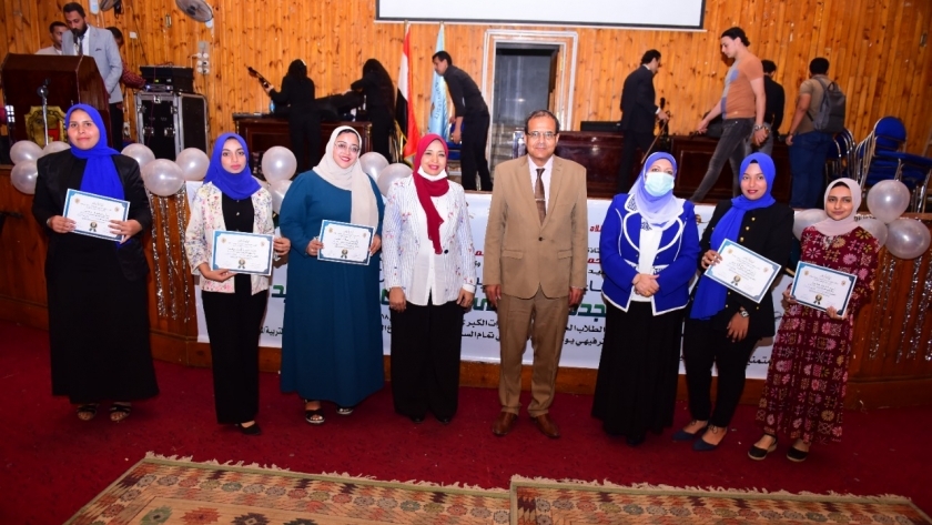 كلية التربية النوعية بسوهاج تحتفل باستقبال الدفعة الثانية من طلابها