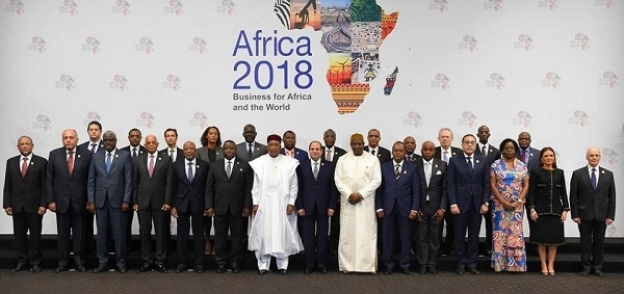 الرئيس السيسي خلال منتدى إفريقيا 2018
