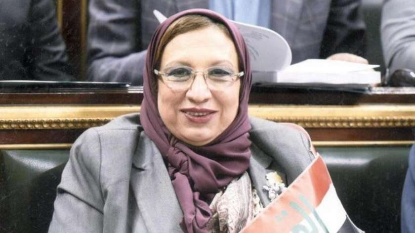 النائبة إيناس عبد الحليم عضو لجنة الصحة بمجلس النواب