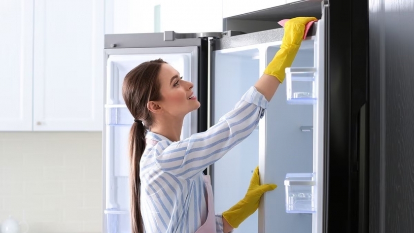 تنظيف الثلاجة من الروائح الكريهة- تعبيرية